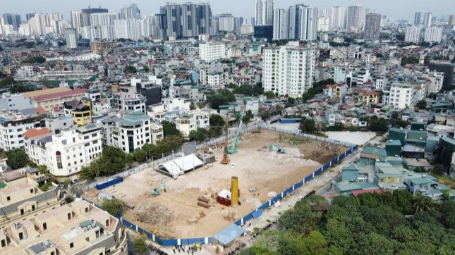 Khu đất xây dựng nhà ở xã hội tại khu đô thị Hạ Đình. 