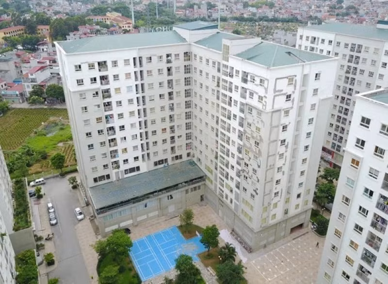 Khu nhà ở xã hội tại phường Đông Ngạc, quận Bắc Từ Liêm, Hà Nội. Ảnh: Phạm Hùng