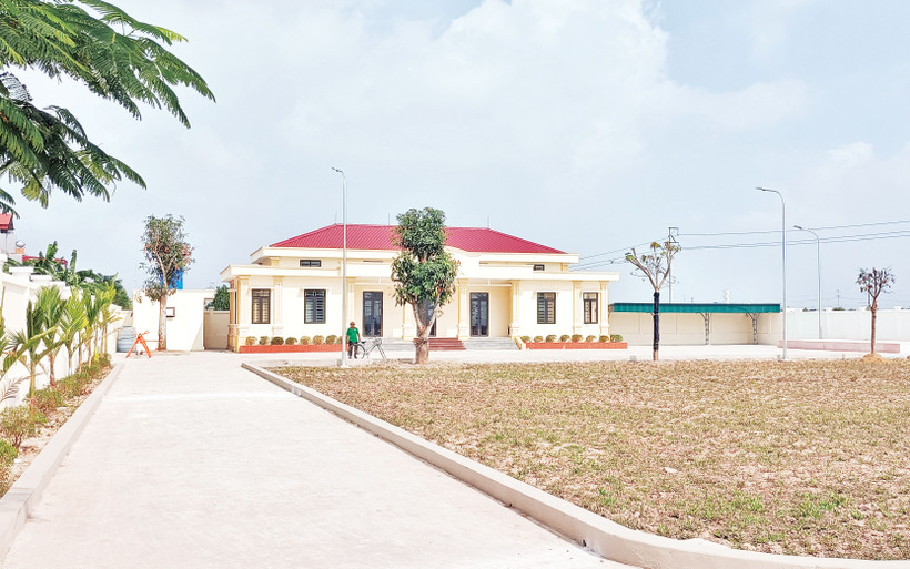 Nhà văn hóa thôn Thượng, xã An Thanh (huyện Quỳnh Phụ) được đầu tư xây dựng mới với kinh phí hơn 6 tỷ đồng. 