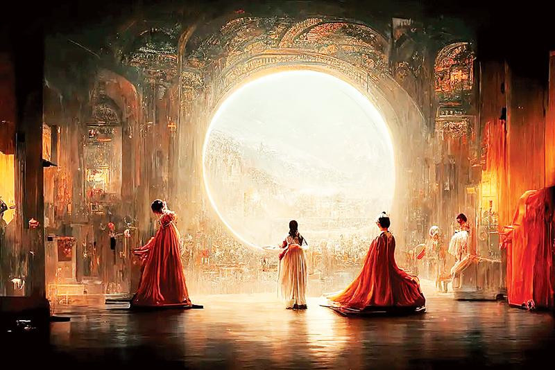 Bức vẽ với sự hỗ trợ của AI giành giải nhất, hạng mục Nghệ thuật số, giải thưởng mỹ thuật hằng năm tại Hội chợ toàn bang Colorado, Mỹ, 2022.