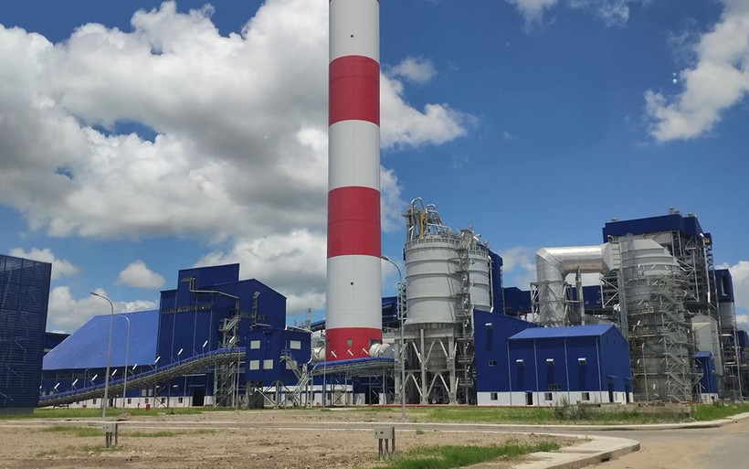 Một góc Nhà máy nhiệt điện Sông Hậu 1.