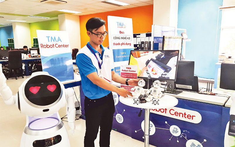 Giới thiệu các giải pháp công nghệ 4.0 do Công ty TMA, Công viên phần mềm Quang Trung phát triển.