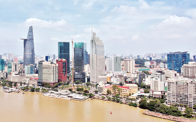 Một góc đô thị Thành phố Hồ Chí Minh hôm nay