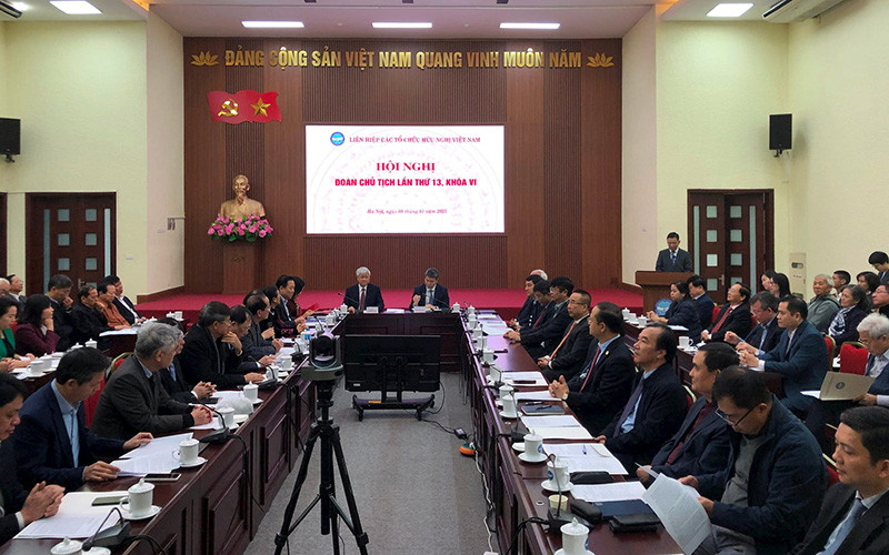 Hội nghị Đoàn Chủ tịch Liên hiệp các tổ chức hữu nghị Việt Nam tháng 1/2025.