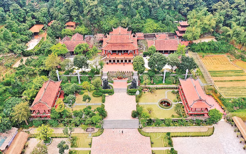 Toàn cảnh chùa Địa Tạng phi lai. Nguồn | Báo ảnh Việt Nam