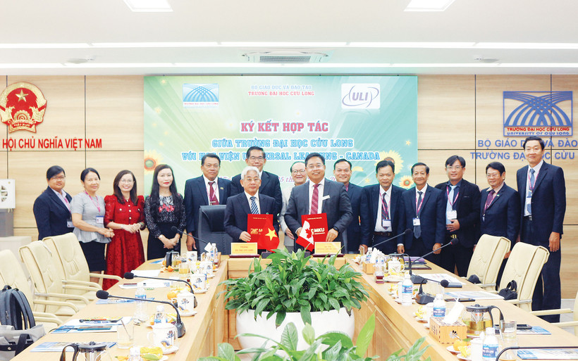 Trường ĐH Cửu Long ký kết hợp tác với Universal Learning Institute Canada.