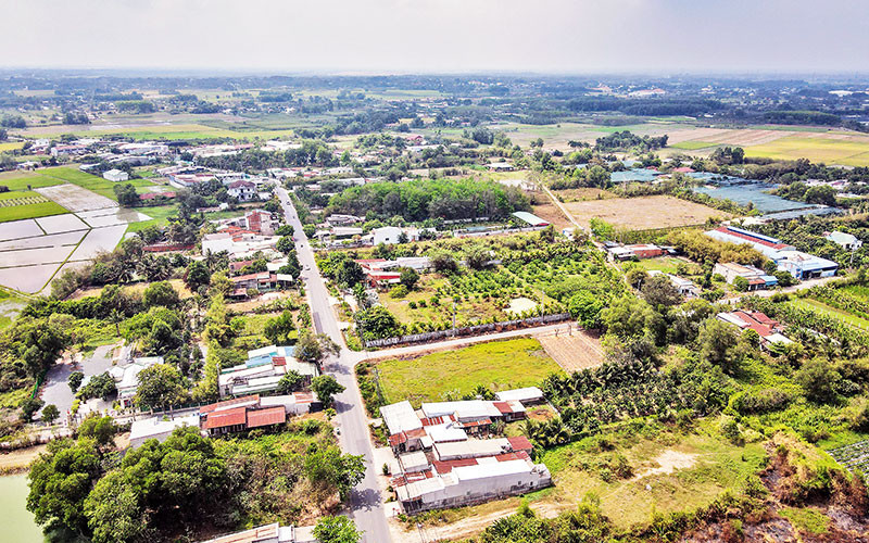 Khu vực quy hoạch đường vành đai 4, đoạn qua huyện Củ Chi, Thành phố Hồ Chí Minh.