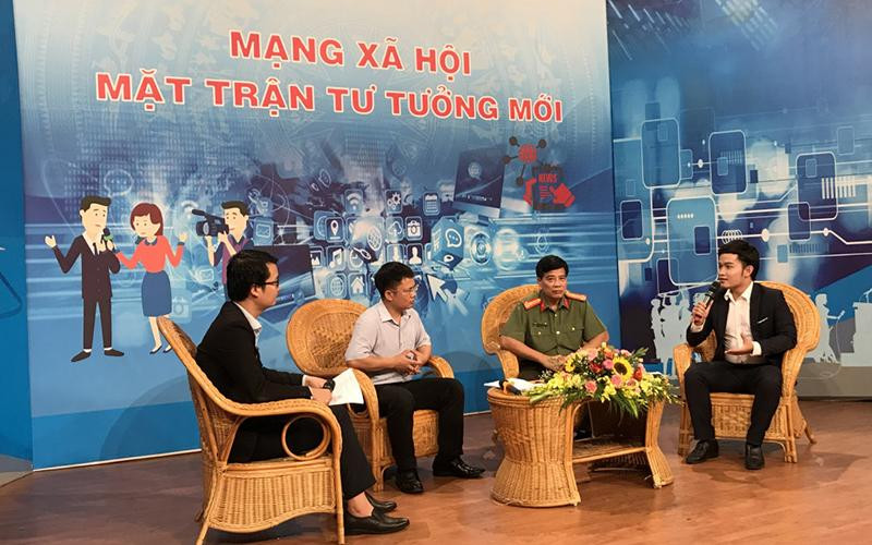 Chương trình tọa đàm "Mạng xã hội - mặt trận tư tưởng mới" do Trung tâm Truyền thông tỉnh Quảng Ninh tổ chức.