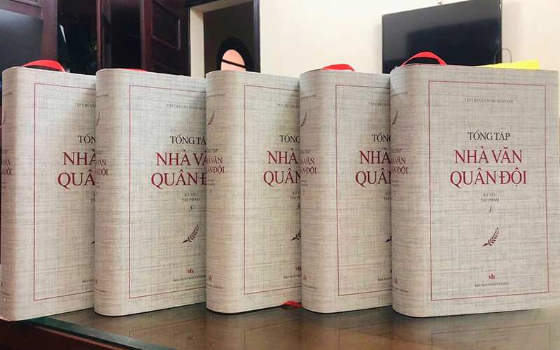 Bộ tổng tập tôn vinh các thế hệ nhà văn quân đội