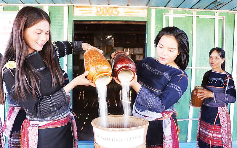 “Hũ gạo tình thương” đã giúp hàng trăm hội viên phụ nữ nghèo vượt qua khó khăn.