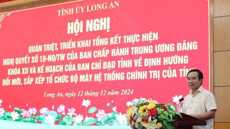 Ban Thường vụ Tỉnh ủy tổ chức Hội nghị quán triệt, triển khai tổng kết thực hiện Nghị quyết số 18-NQ/TW.