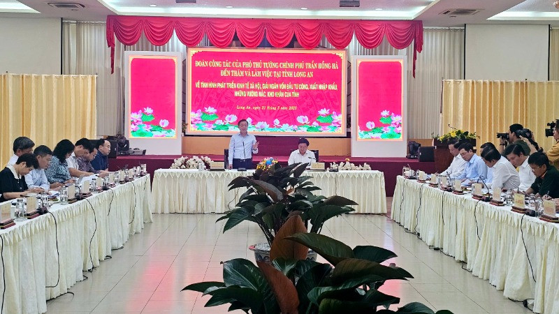 Quang cảnh buổi làm việc.