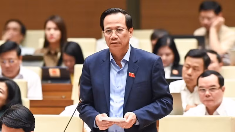 Bộ trưởng Lao động-Thương binh và xã hội Đào Ngọc Dung. Ảnh: Duy Linh