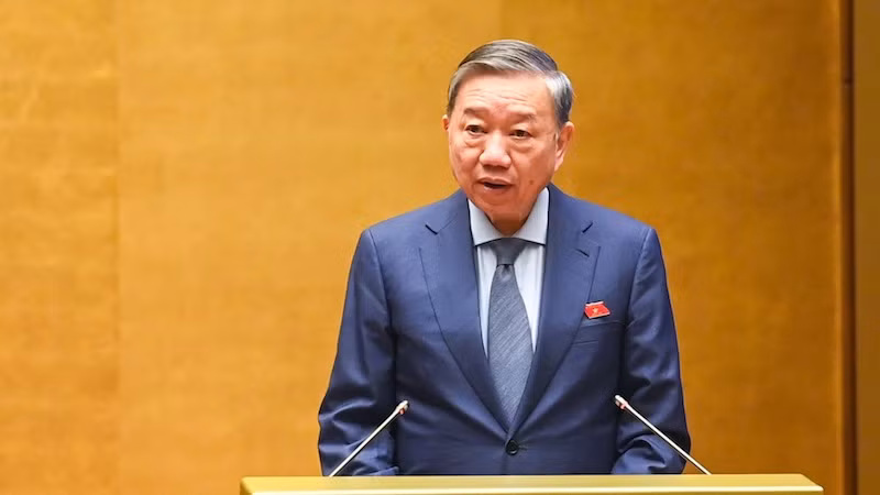 Bộ trưởng Công an Tô Lâm. Ảnh: Duy Linh