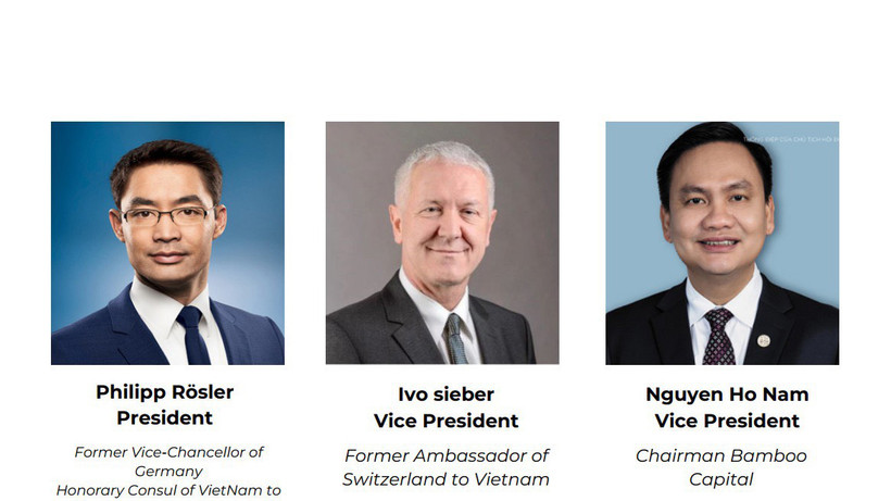 Ban lãnh đạo Diễn đàn Kinh tế Việt Nam – Thụy Sỹ.