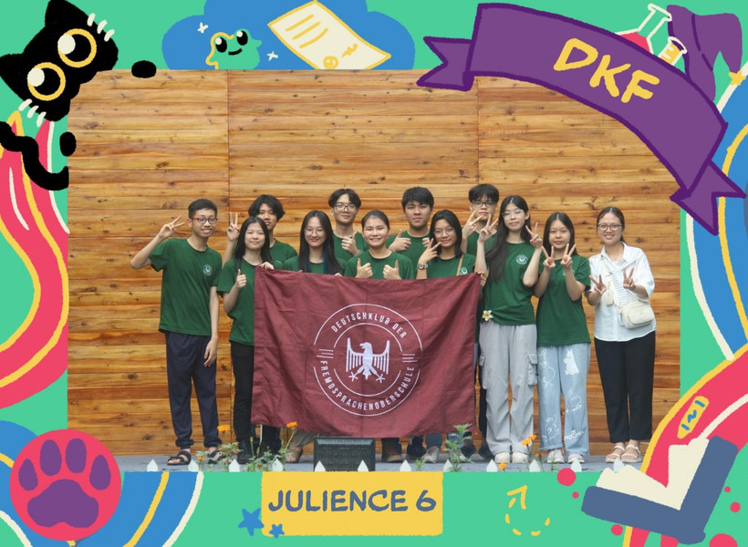 CLB tiếng Đức của Trường THPT Chuyên Ngoại ngữ tham gia Lễ hội Khoa học Julience 2024: "Marvelin".