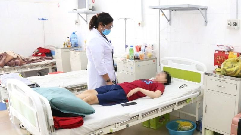 Các bệnh nhân đang điều trị tại Bệnh viện đa khoa vùng Tây Nguyên.