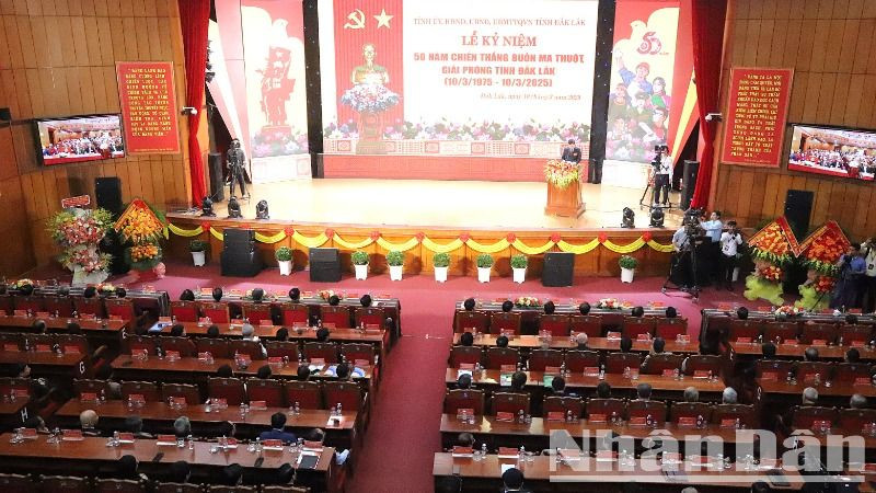Quang cảnh lễ kỷ niệm.