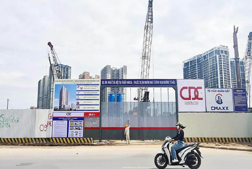 Dự án nhà ở xã hội tại phường Trung Văn. 