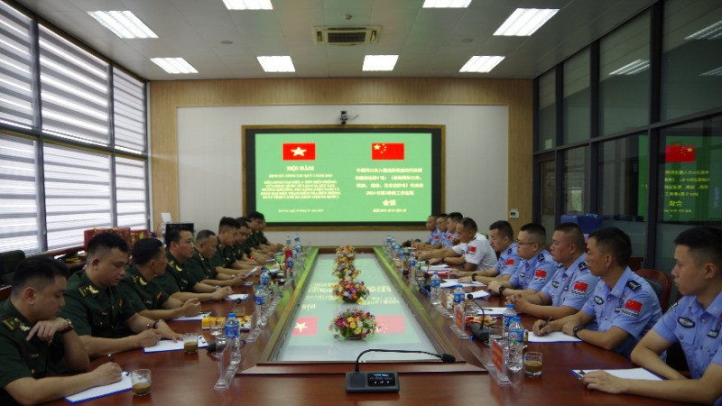 Quang cảnh buổi hội đàm 