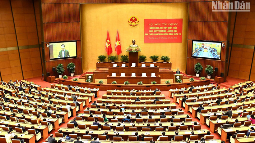 Quang cảnh hội nghị. (Ảnh: ĐĂNG KHOA)