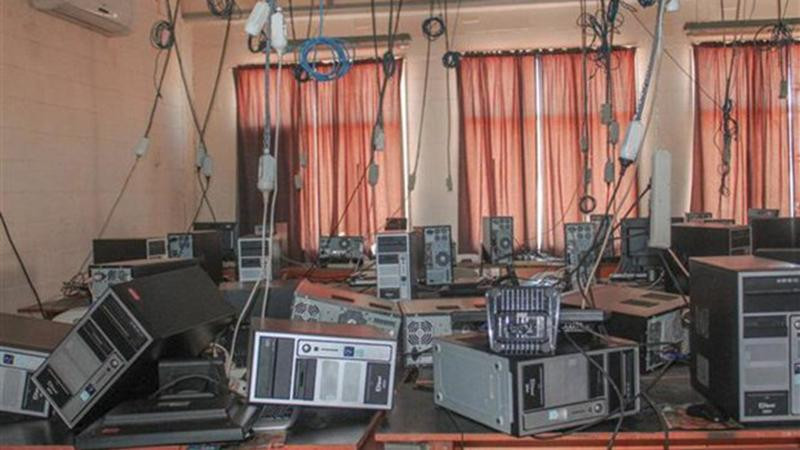 Một trường học bị hư hại sau trận động đất gần thành phố Lae (Papua New Guinea), ngày 11/9/2022. (Ảnh: AFP/TTXVN)