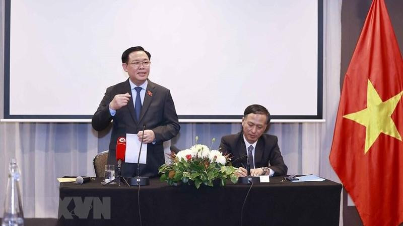 Chủ tịch Quốc hội Vương Đình Huệ làm việc tại Australia. (Ảnh minh họa: Doãn Tấn/TTXVN)