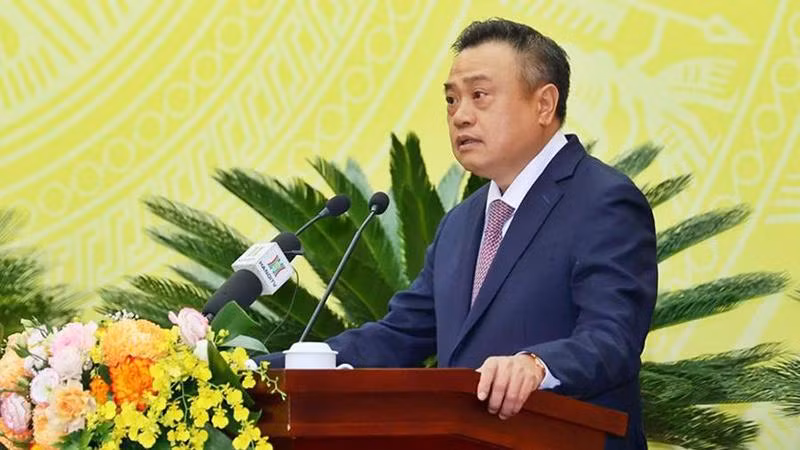 Chủ tịch Ủy ban nhân dân thành phố Hà Nội Trần Sỹ Thanh.