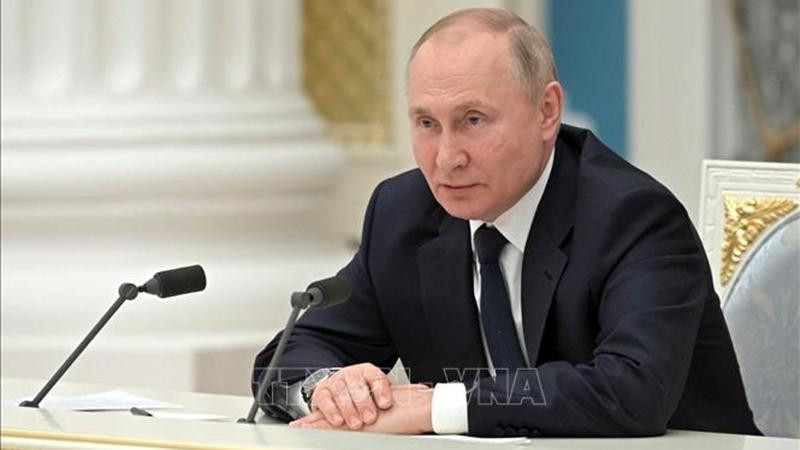 Tổng thống Nga Vladimir Putin đã có các cuộc điện đàm với Tổng Thư ký Liên hợp quốc Antonio Guterres. Ảnh: AFP/TTXVN