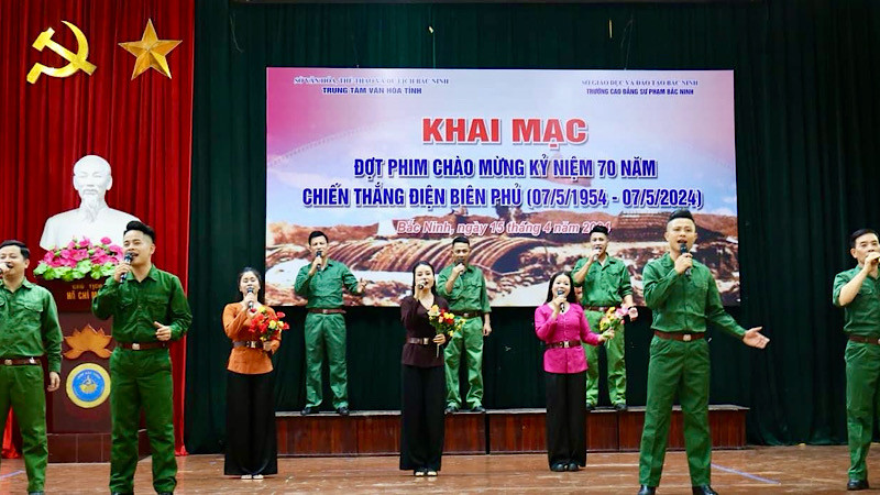 Bắc Ninh khai mạc đợt phim chào mừng Kỷ niệm 70 năm Chiến thắng Điện Biên Phủ. 