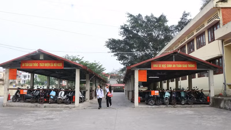 Mô hình "Nhà xe học sinh, sinh viên an toàn" đã được nhân rộng và phát huy hiệu quả.