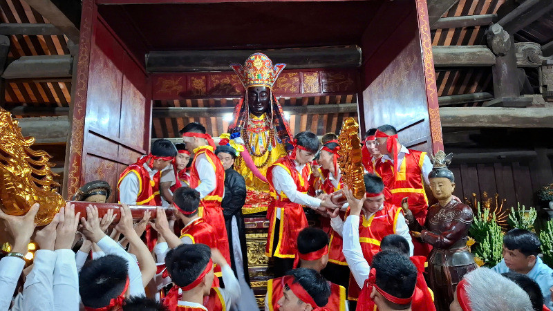 Nghi thức hạ tòa phong áo Tượng Phật Pháp Vân.