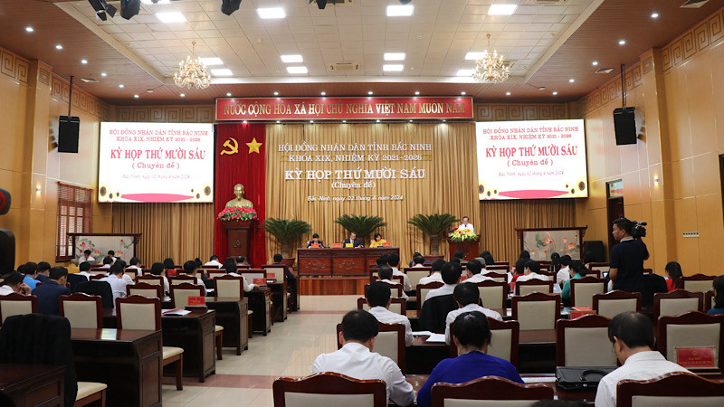 Quang cảnh kỳ họp.