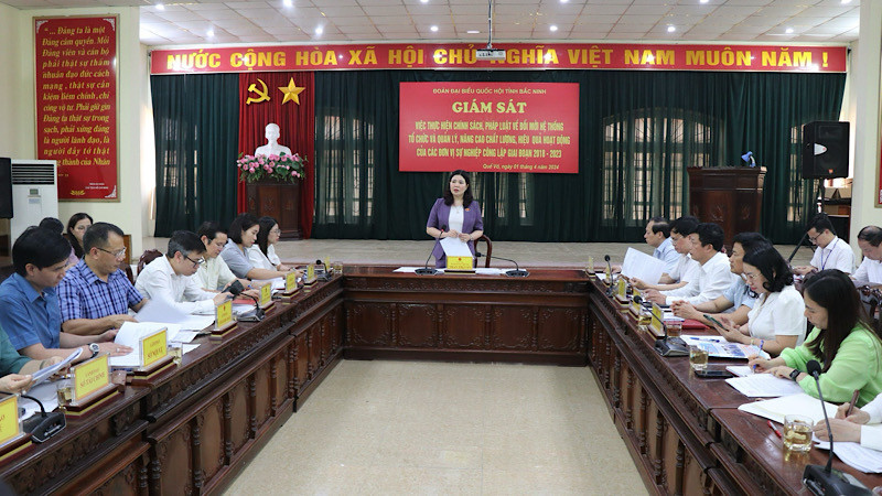 Quang cảnh buổi giám sát.