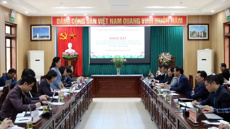 Quang cảnh buổi làm việc.