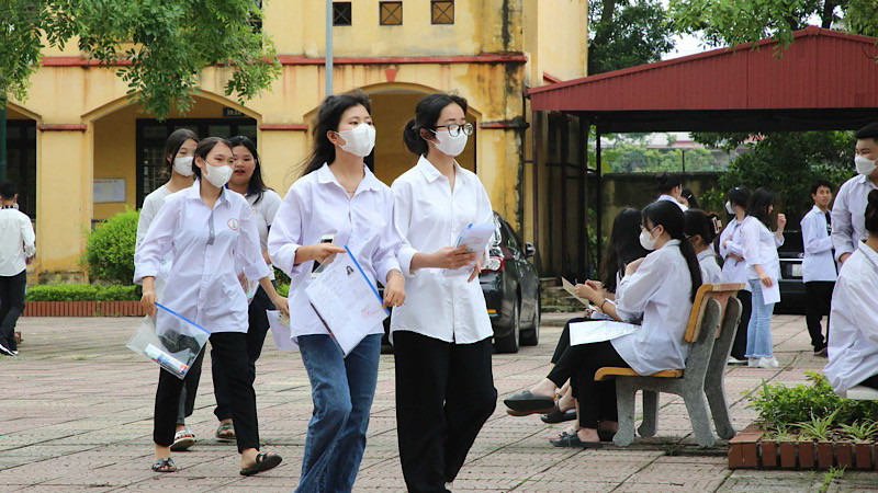 Học sinh Bắc Ninh sẽ thi 3 môn vào lớp 10 trung học phổ thông.