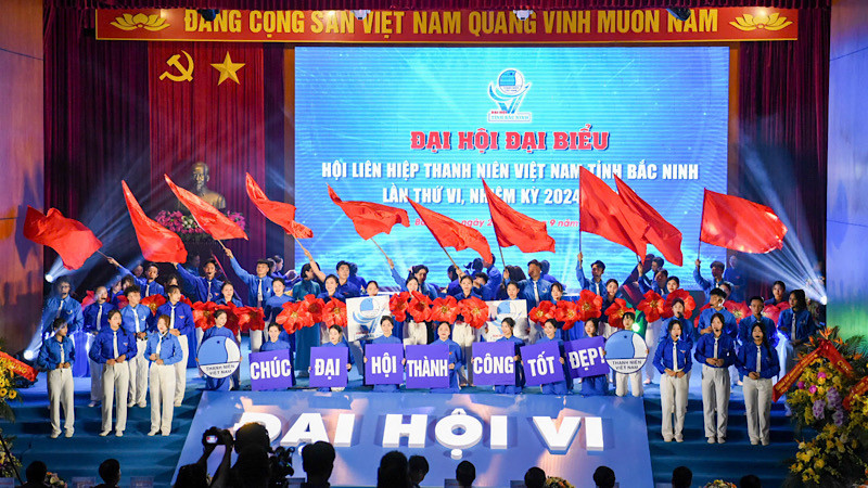 Tiết mục văn nghệ chào mừng Đại hội.