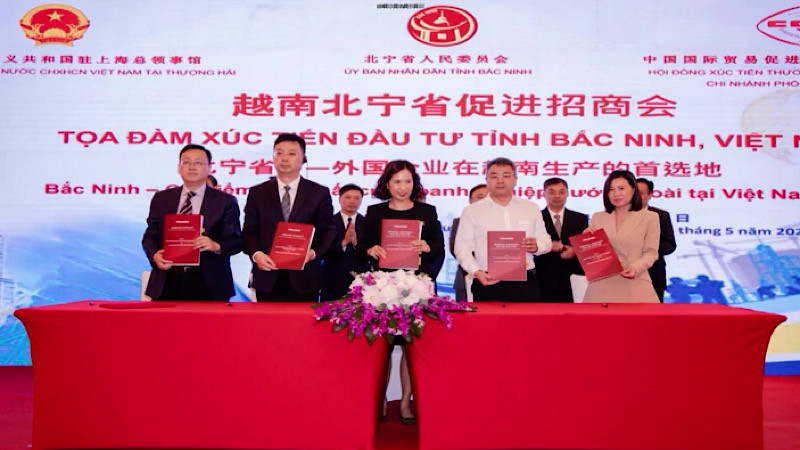 Thông qua các hoạt động xúc tiến đầu tư, nhiều doanh nghiệp đã lựa chọn Bắc Ninh là ''điểm đến''.