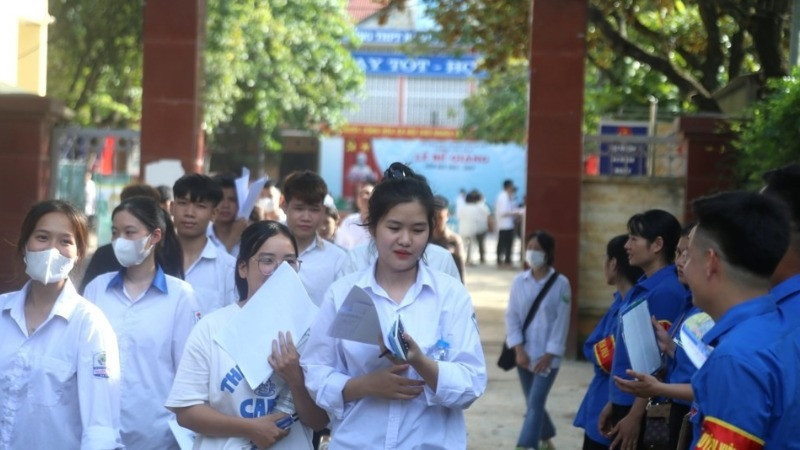 Thí sinh dự thi tốt nghiệp Trung học phổ thông năm 2024.