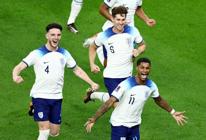 Anh vượt qua Xứ Wales trong một trận đấu lấn lướt. (Ảnh: Reuters)