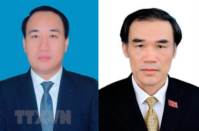Ông Nguyễn Xuân Thanh (trái) và ông Nguyễn Văn Hải (Ảnh: TTXVN)