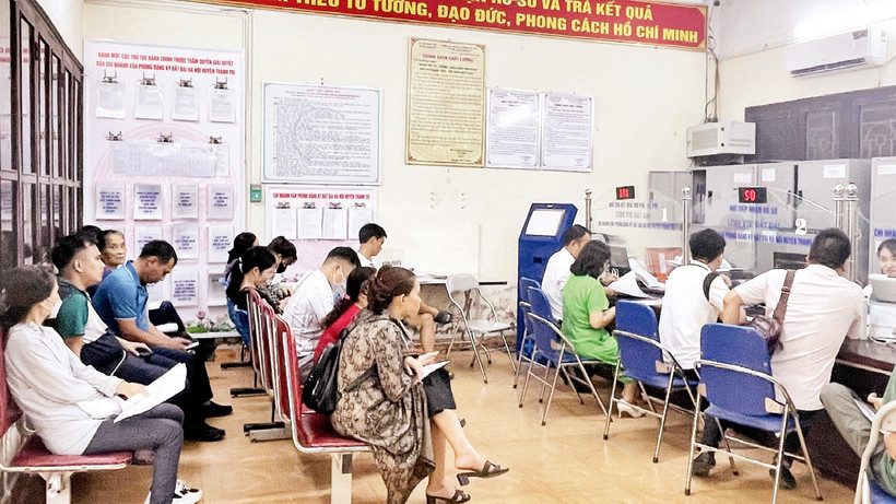 Giải quyết hồ sơ tại Văn phòng đăng ký đất đai Hà Nội, chi nhánh huyện Thanh Trì. 