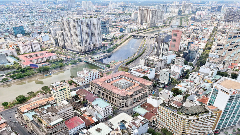 Một góc Thành phố Hồ Chí Minh hôm nay. 