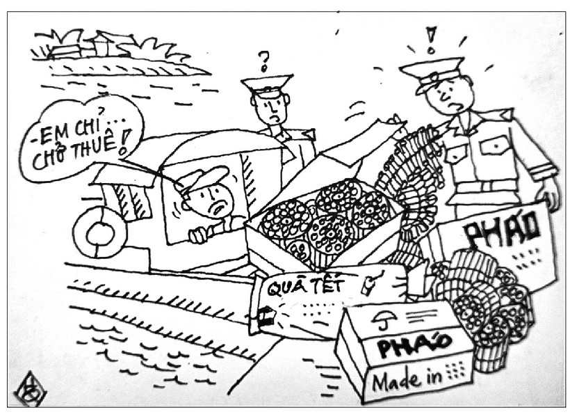 “Chơi” pháo lậu, mất tiền mua họa 