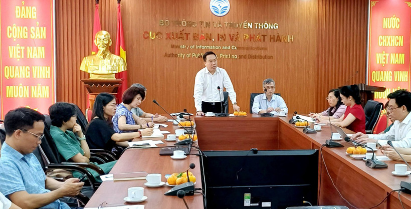 Hội nghị về Giải thưởng Sách quốc gia năm 2024 do Cục Xuất bản, In và Phát hành tổ chức. 