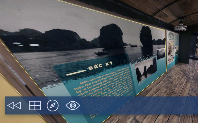 Hình ảnh trong triển lãm Ðông Dương-Xứ sở diệu kỳ.