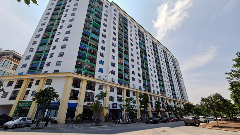 Dự án nhà ở xã hội Ðông Dương 1 tại tỉnh Bắc Ninh. 
