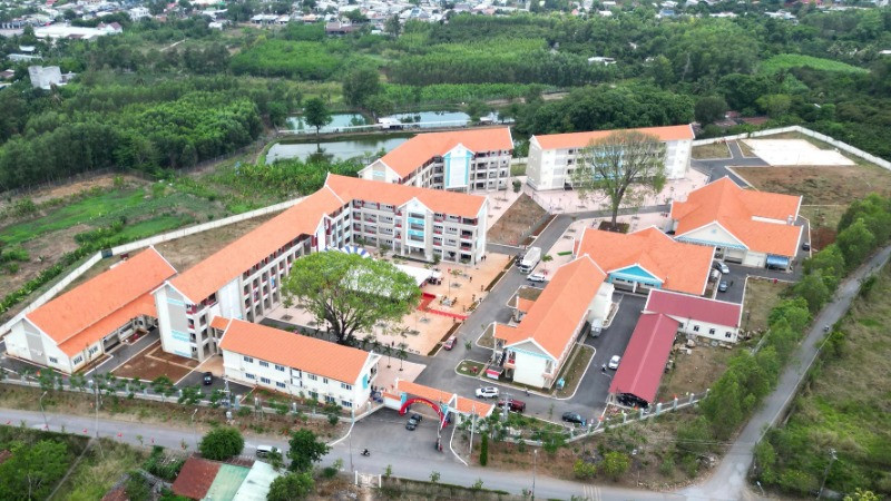 Công trình cải tạo, nâng cấp Trường phổ thông dân tộc nội trú tỉnh Đồng Nai được đầu tư hơn 152 tỷ đồng.