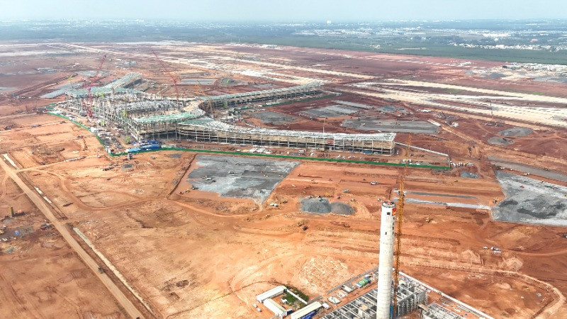 Sân bay Long Thành dự kiến sẽ đi vào khai thác trong năm 2026.