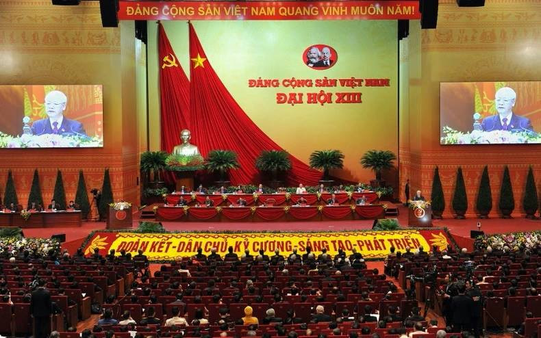 Quang cảnh Đại hội XIII của Đảng. Ảnh: Báo Nhân Dân